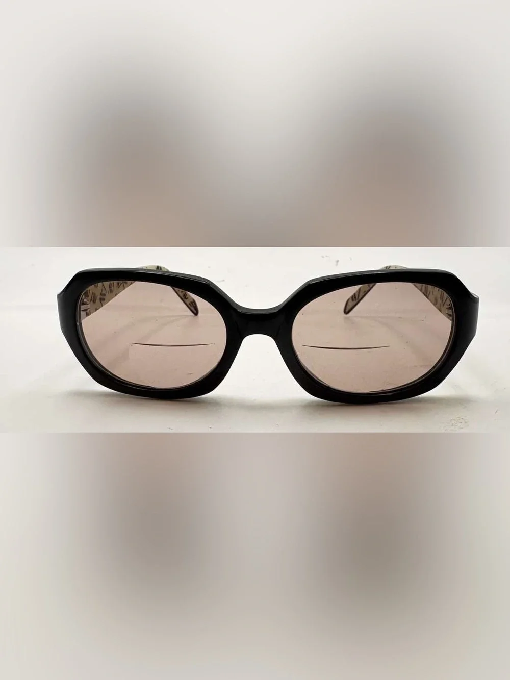 Adrienne Vittadini AV5025S Black Oval Sunglasses Frames Only